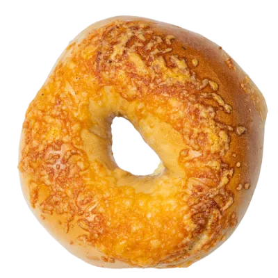 Gotham Bagels hand-rolled asiago cheese bagel