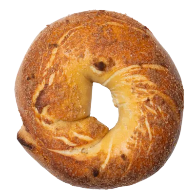 Gotham Bagels hand-rolled cinnamon sugar bagel