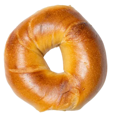 Gotham Bagels hand-rolled plain bagel