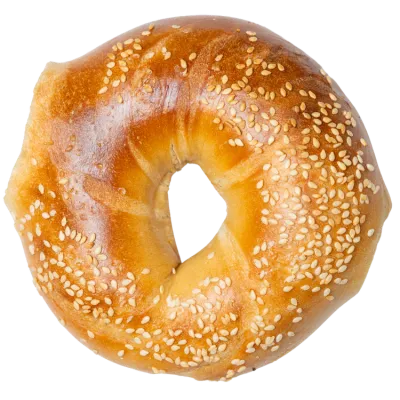 Gotham Bagels hand-rolled sesame bagel