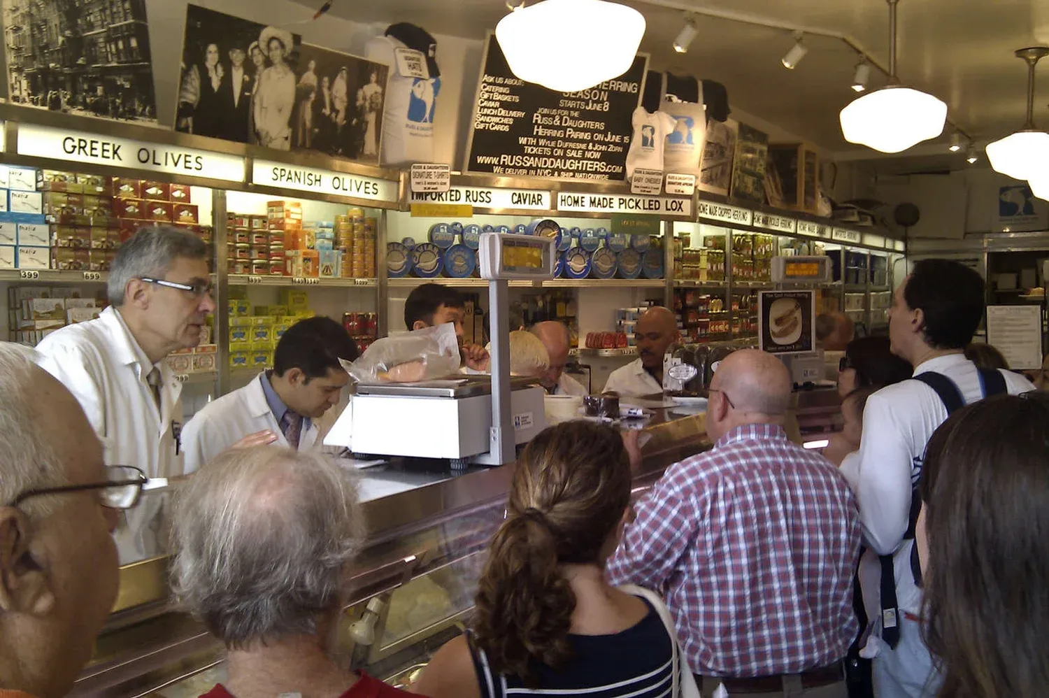 Russ and Daughters storefront in New York