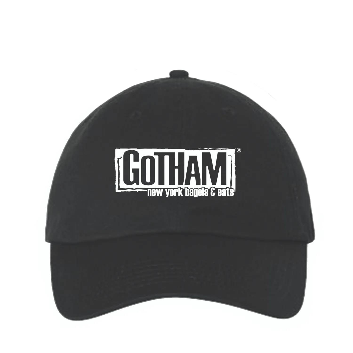 Embroidered Gotham Bagels adjustable back hat