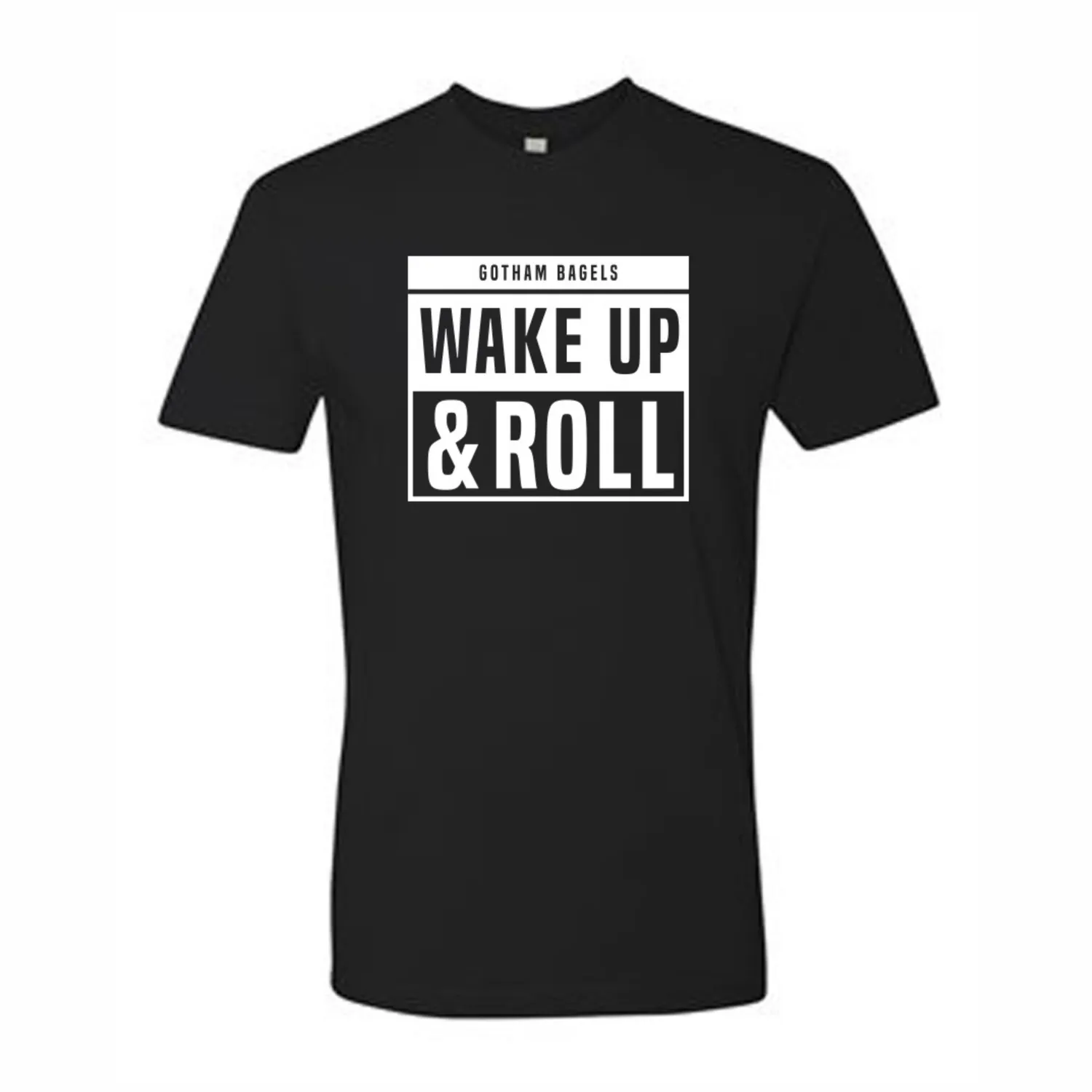 Gotham Bagels Wake Up & Roll shirt