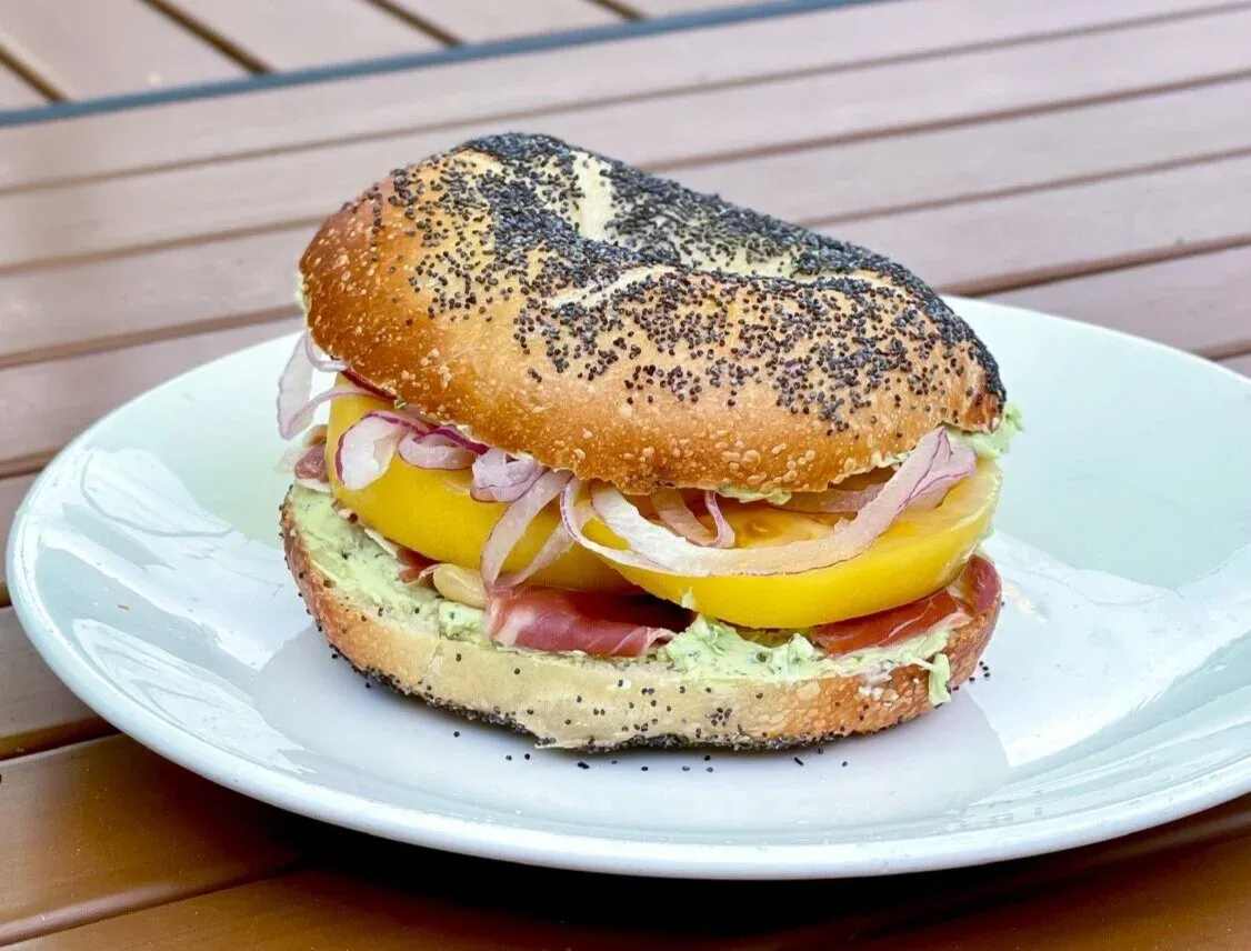 Gotham Bagels Chicago Creation of the Month sandwich
