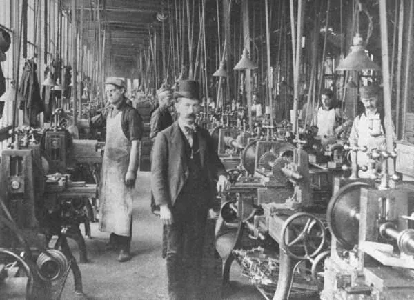 British factory workers in the 1800s