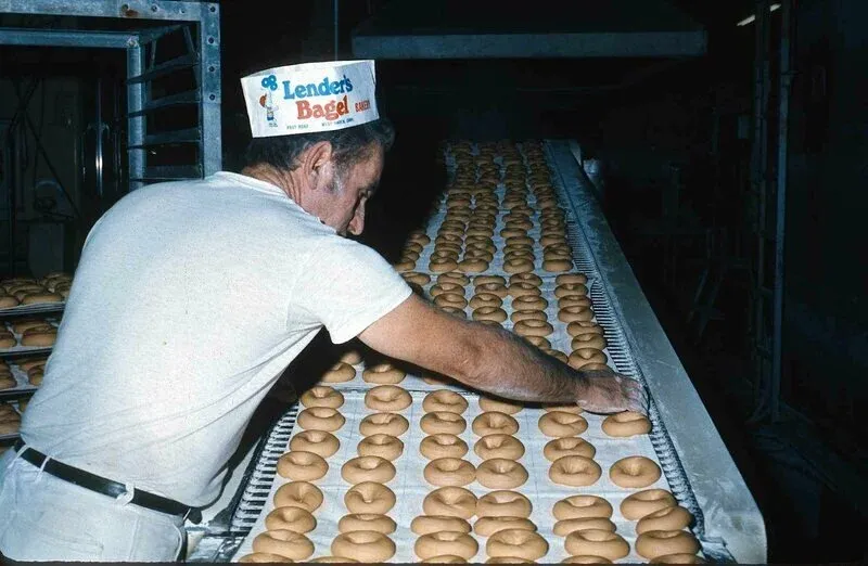 Mechanized bagel production