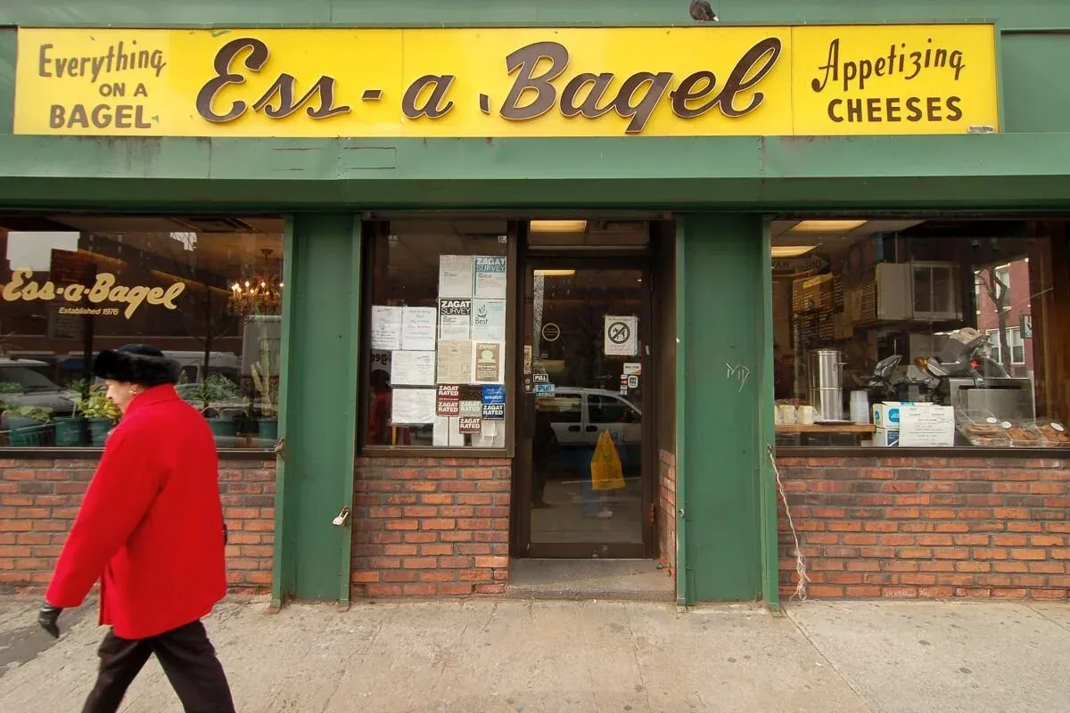 Ess-a-Bagel storefront in New York