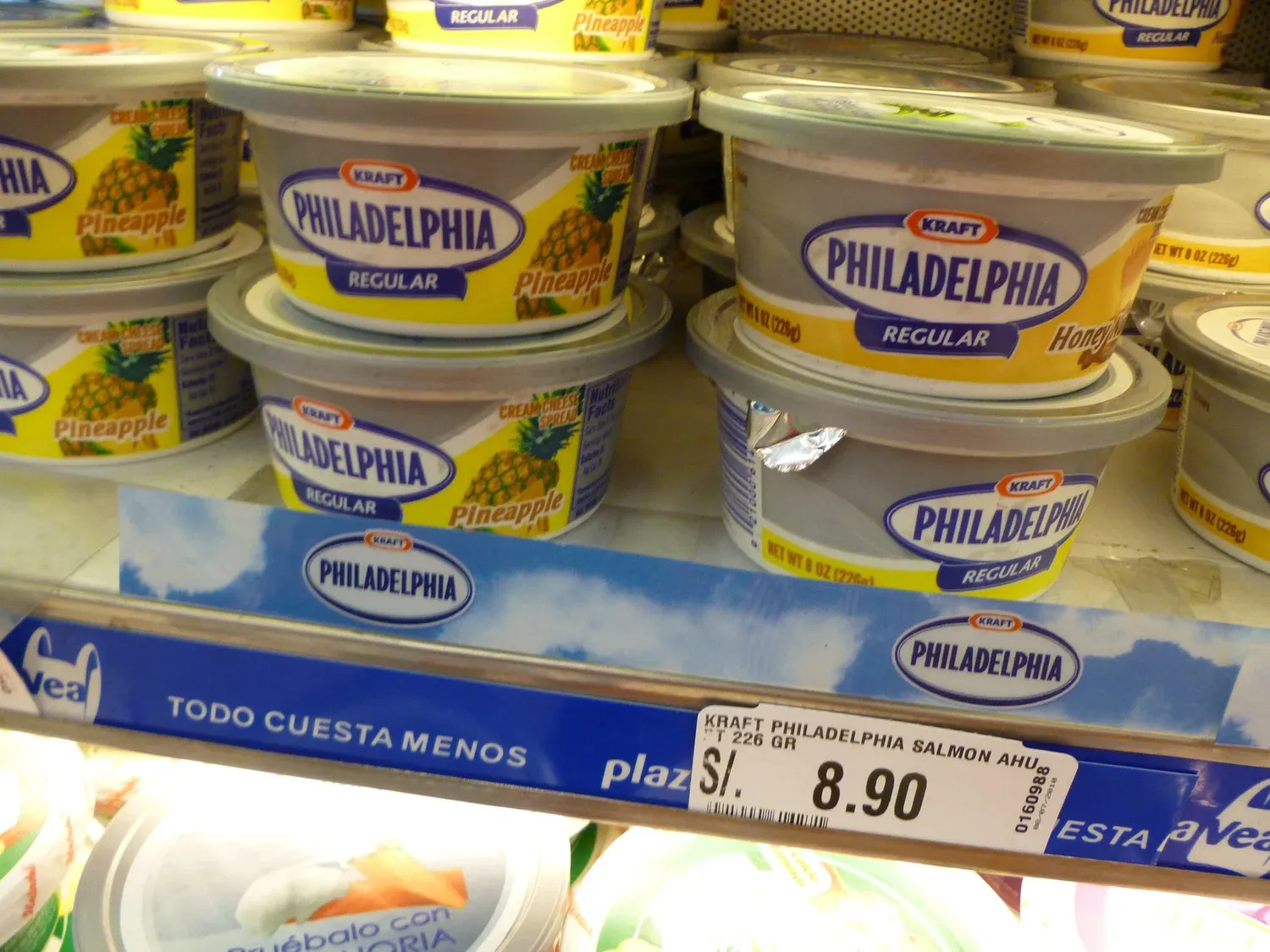 Philadelphia cream cheese package