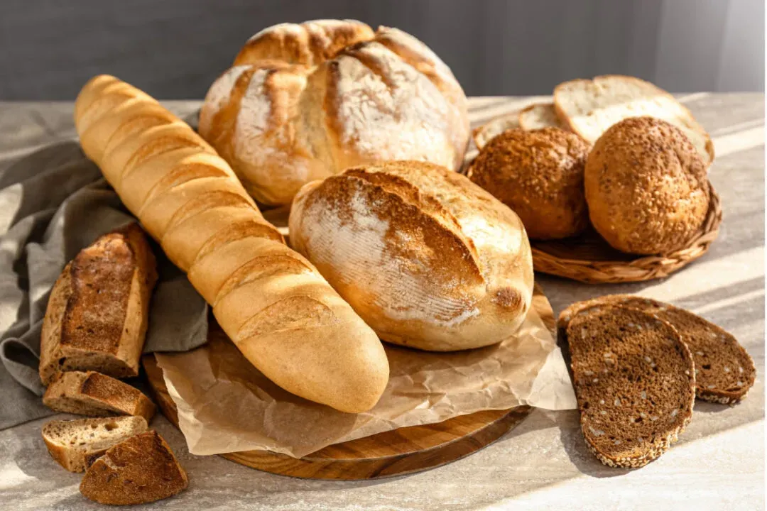 Assorted bread products