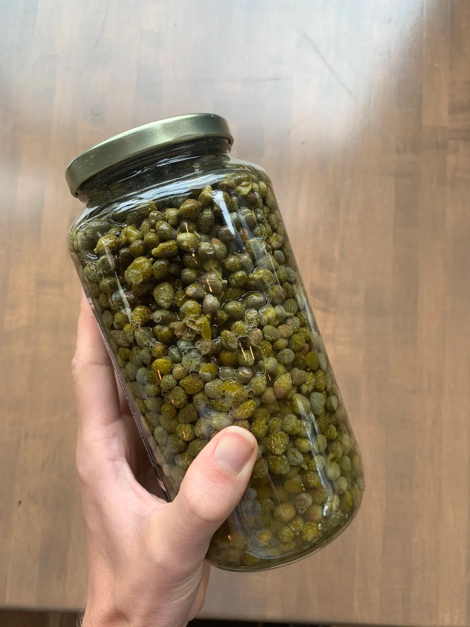 Jar of capers