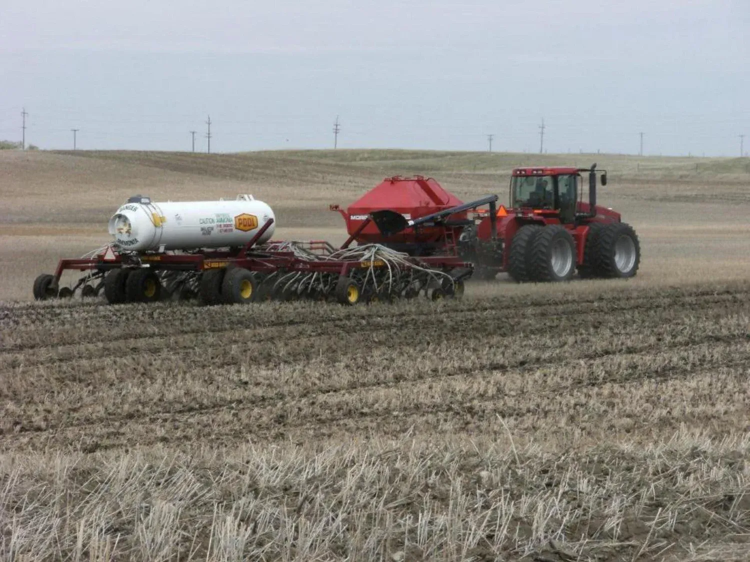 No-till direct seeding process for sustainable farming